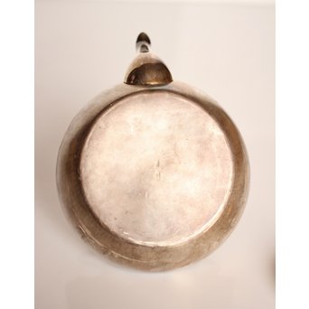 秋田 金光堂 竹谷金之助造 銀銚子/銀瓶一対　K589 