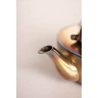 秋田 金光堂 竹谷金之助造 銀銚子/銀瓶一対　K589 