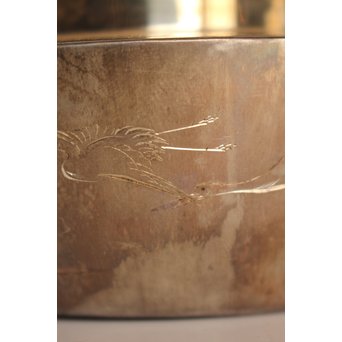 秋田 金光堂 竹谷金之助造 銀銚子/銀瓶一対　K589 