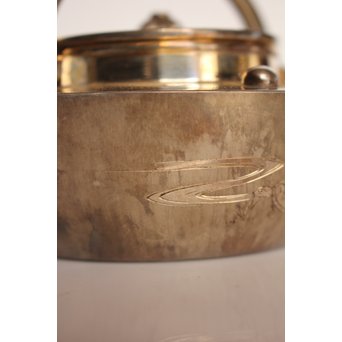 秋田 金光堂 竹谷金之助造 銀銚子/銀瓶一対　K589 