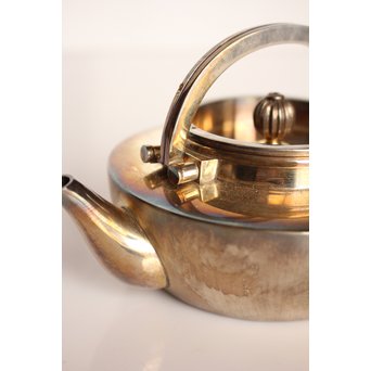 秋田 金光堂 竹谷金之助造 銀銚子/銀瓶一対　K589 