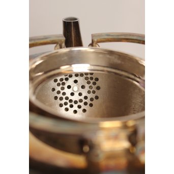 秋田 金光堂 竹谷金之助造 銀銚子/銀瓶一対　K589 