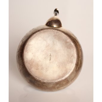 秋田 金光堂 竹谷金之助造 銀銚子/銀瓶一対　K589 