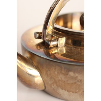 秋田 金光堂 竹谷金之助造 銀銚子/銀瓶一対　K589 