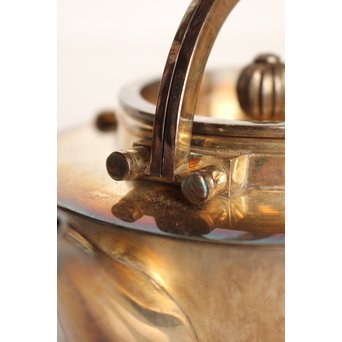 秋田 金光堂 竹谷金之助造 銀銚子/銀瓶一対　K589 