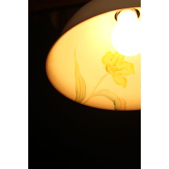 日陶オールドノリタケ薔薇 電笠/照明　A1799 