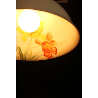 日陶オールドノリタケ薔薇 電笠/照明　A1799 