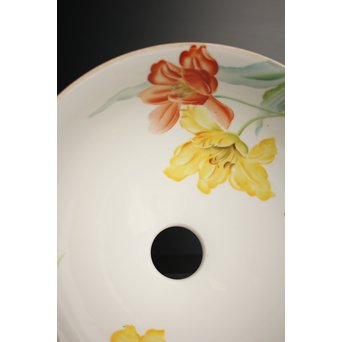 日陶オールドノリタケ薔薇 電笠/照明　A1799 