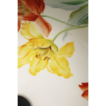 日陶オールドノリタケ薔薇 電笠/照明　A1799 