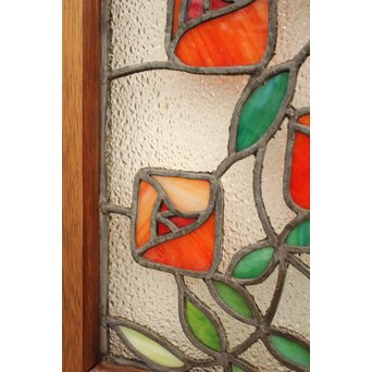 薔薇 ステンドガラス明り取り　GD1096 