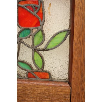 薔薇 ステンドガラス明り取り　GD1096 