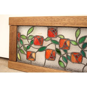 薔薇 ステンドガラス明り取り　GD1096 