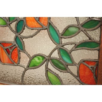 薔薇 ステンドガラス明り取り　GD1096 