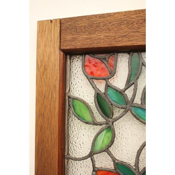 薔薇 ステンドガラス明り取り　GD1096 