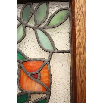 薔薇 ステンドガラス明り取り　GD1096 