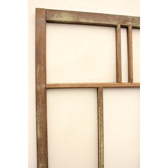 シャビーアンティークガラス戸 2枚1組　D168 