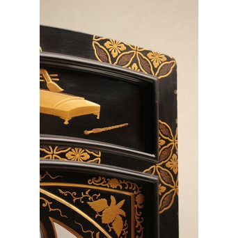 皇室御用達 蒔絵椅子A  T396 