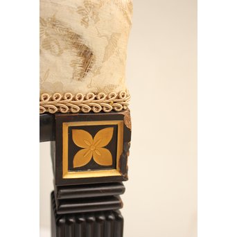 皇室御用達 蒔絵椅子A  T396 