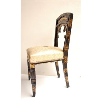 皇室御用達 蒔絵椅子A  T396 