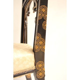 皇室御用達 蒔絵椅子A  T396 