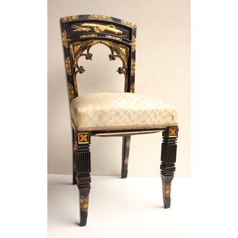 皇室御用達 蒔絵椅子A  T396