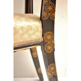 皇室御用達 蒔絵椅子A  T396 