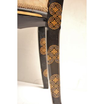 皇室御用達 蒔絵椅子A  T396 