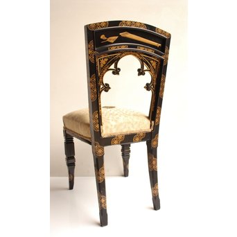 皇室御用達 蒔絵椅子A  T396 