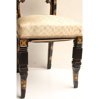 皇室御用達 蒔絵椅子A  T396 