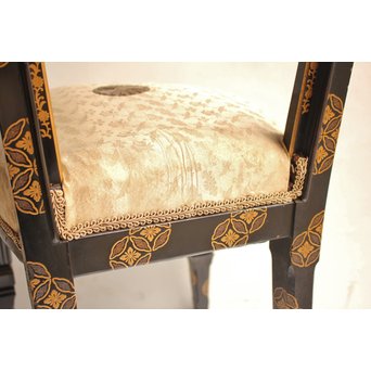 皇室御用達 蒔絵椅子A  T396 