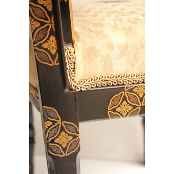 皇室御用達 蒔絵椅子A  T396 