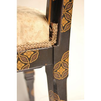 皇室御用達 蒔絵椅子A  T396 