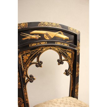 皇室御用達 蒔絵椅子A  T396 