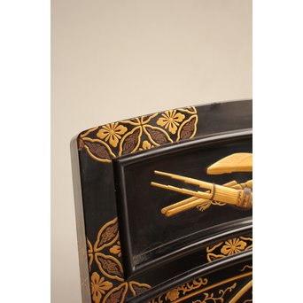 皇室御用達 蒔絵椅子A  T396 