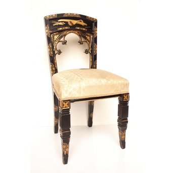 皇室御用達 蒔絵椅子B T397