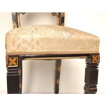 皇室御用達 蒔絵椅子B T397 