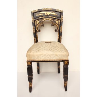 皇室御用達 蒔絵椅子B T397 