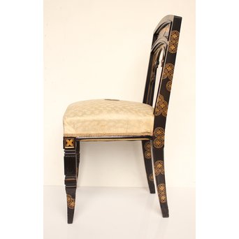 皇室御用達 蒔絵椅子B T397 