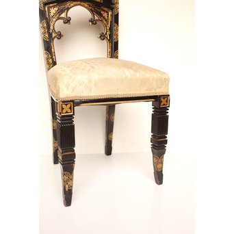 皇室御用達 蒔絵椅子B T397 