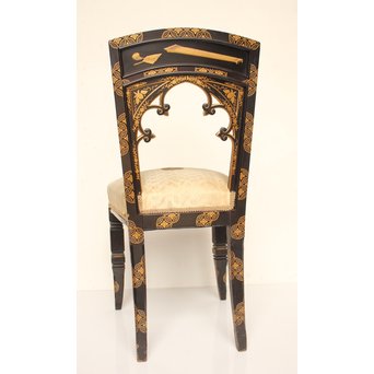 皇室御用達 蒔絵椅子B T397 