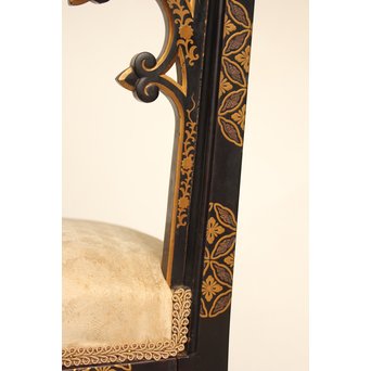 皇室御用達 蒔絵椅子B T397 