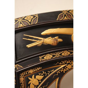 皇室御用達 蒔絵椅子B T397 