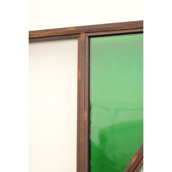 ダイアカット緑色ガラス戸 2枚1組　GD1099 