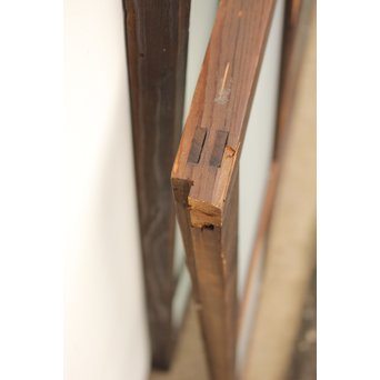 ダイアカット緑色ガラス戸 2枚1組　GD1099 