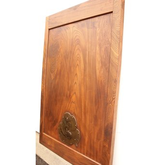 総欅大型一枚板蔵戸　W585 