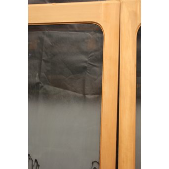 山水図 エッチングガラス戸 4枚1組　GD1101 