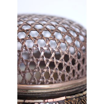 阿古陀型 螺鈿/青貝入香炉　Q002 