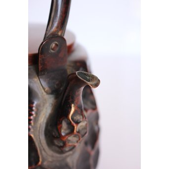 銅製 ひしぎ湯沸 銅瓶　M006 