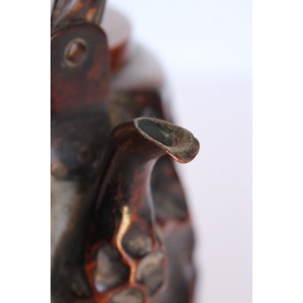 銅製 ひしぎ湯沸 銅瓶　M006 