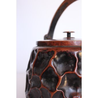 銅製 ひしぎ湯沸 銅瓶　M006 